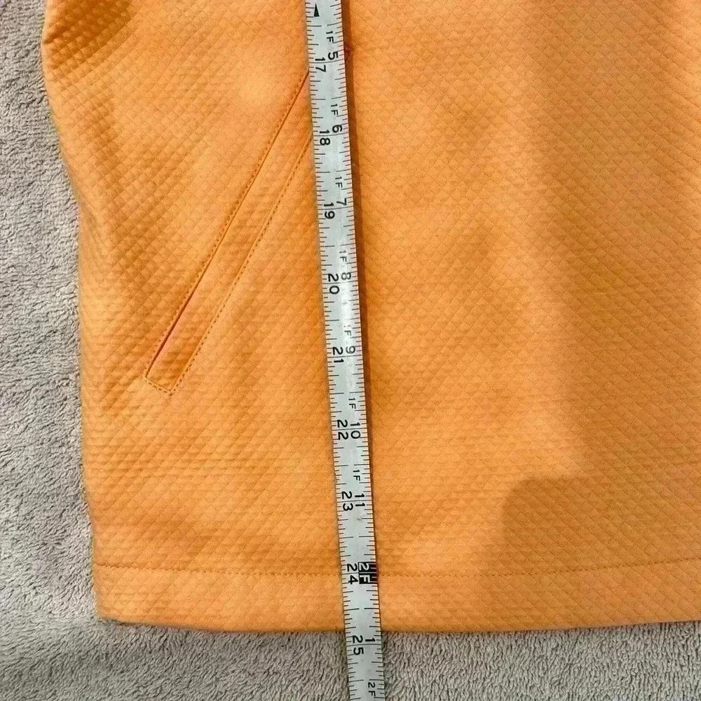 🧡”Eileen Fisher” Orange Sherbet Vest w/ Waffle Pattern & Pockets Size XL🧡 - Picture 11 of 11